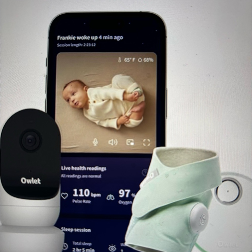 Smart Sock Baby Monitor - Mint